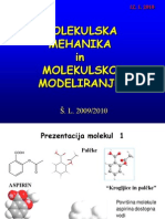 FK3 - 12 - Molekulska Mehanika in Molekulsko Modeliranje (12.01.10)
