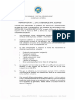 Instructivo de Evaluacion Estudiantil