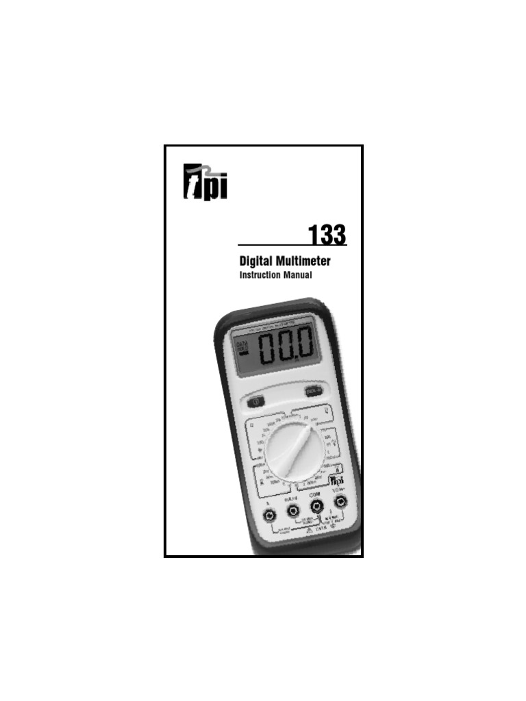 Manual DMM PDF | Download Free PDF | Electrical Resistance And ...