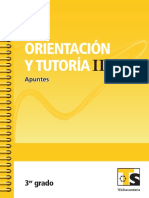 Orientación y Tutoria  III  de secundaria