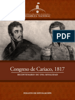 Folleto-Congreso de Cariaco 1817-Bicentenario de Una Rivalidad