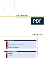 Report - Solar Power Plant - Financial Modeling Primer