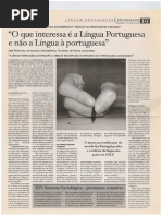 O que interessa é a Língua Portuguesa