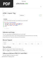 HTML Input Tag