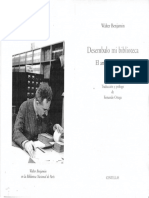 BENJAMIN, W. - Desembalo Mi Biblioteca - El Arte de Coleccionar PDF