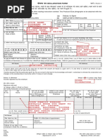 ESIC SPECIMEN - Form-1 Declaration Form