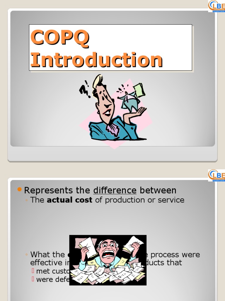 5COPQ Quality Management System Quality (Business)