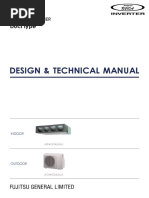 Fujitsu Klima Uredjaj Kanalski Inverter Aryg24lmla Aoyg24lala Design Technical Manual