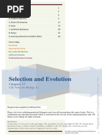 Chapter 17 Selection and Evolution