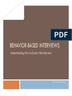 Excel in Behavior-Based Interviews