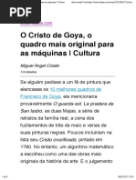 O Cristo de Goya, o quadro mais original para as máquinas | Cultura