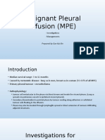 Malignant Pleural Effusions