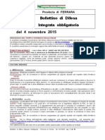 Bollettino Difesa Integrata Obbligatoria Provincia Ferrara 4nov15