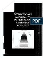 Proyecciones 1950 - 2025 Nacional