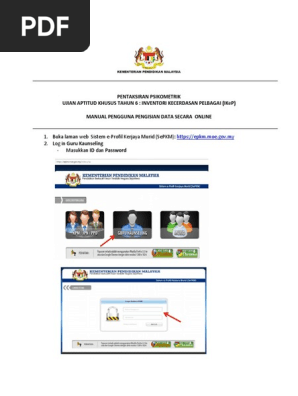 Manual Ikep Online Tahun 6 2017 Pdf