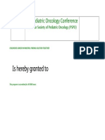 2nd Pediatric Oncology Conference