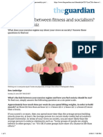 Is There A Link Between Fitness and Socialism? - Personality Quiz - Ben Ambridge - Life and Style - The Guardian PDF