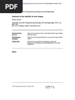 1973 - Londe - Analysis of The Stability of Rock Slopes PDF