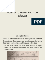 Conceptos Matemáticos Básicos