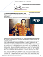 Los Indignos Homenajes A Simón Bolívar en Pasto - Las2orillas