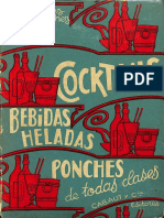 Cocktails Bebidas Heladas, Ponches de Todas Clases - Maraya (1927)