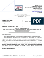 Lancaster County Court Case No. 08-CI-13373 Re PRAECIPE TO ADD DEFENDANTS TURKEY HILL, PROTHONOTARY SUPERIOR AND SUPREME COURT OF PENNSYLVANIA JULY 27, 2017