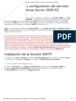 Configuración Del Servidor SMTP en Windows Server 2008 R2