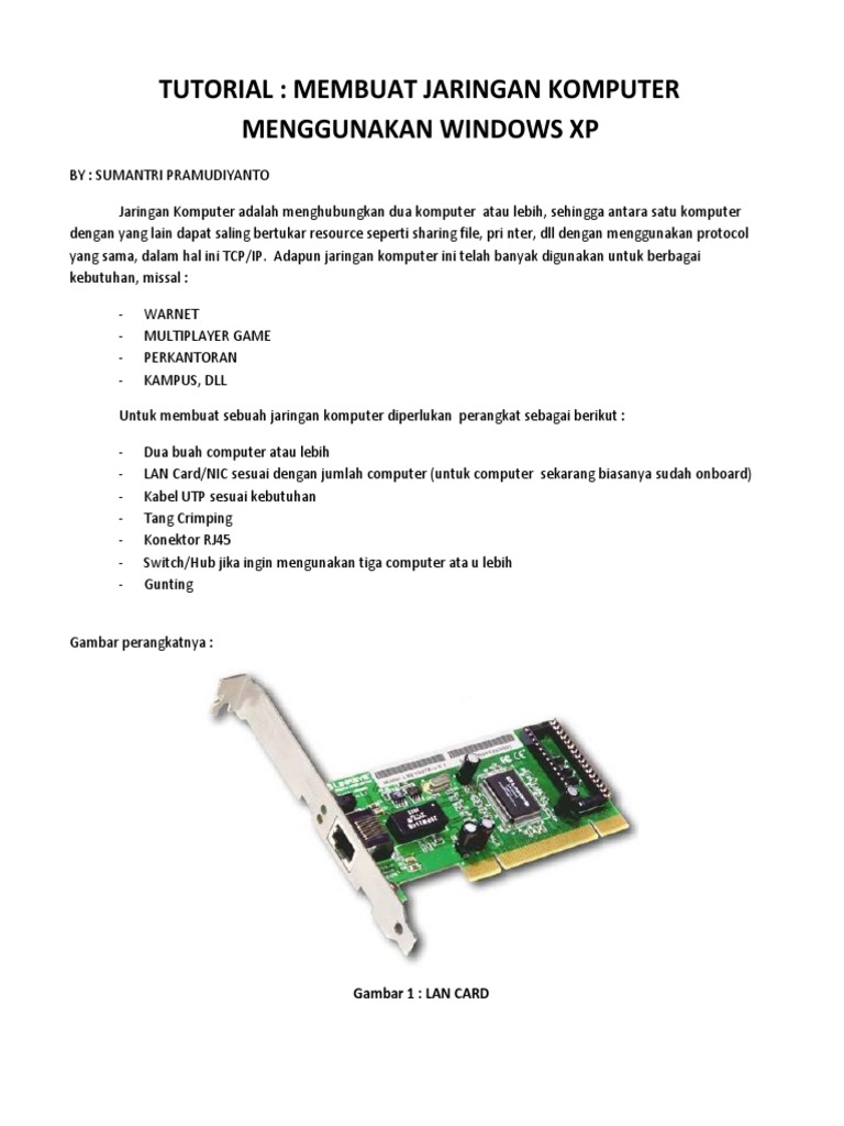 TUTORIAl LAN PDF | PDF