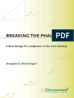 Breaking The Phalanx - A New Design For Landpower in The 21st Century - Douglas Macgregor (1997)