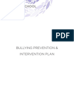 WSL Bullying Prevention and Intervention Plan 2016