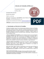 Caderno de Teoria Geral Do Direito Do Trabalho