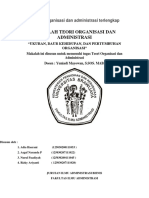 Makalah Teori Organisasi Dan Administrasi Terlengkap