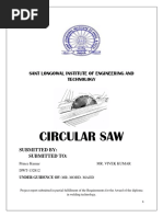 Download Project Report circular saw by Prince Kumar SN354892255 doc pdf