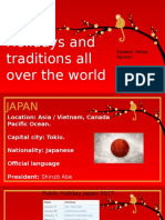 Holidays and Traditions Around the World: A Comparison of Christmas in Japan and Chile