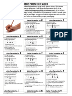 Fundations Letter Formation Guide