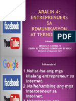 Entrepreneurs Sa Komunikasyon at Teknolohiya