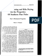 Effects of Steaming and Kiln Drying on the Properties of Southern Pine Poles 1969