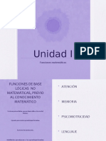 Unidad I Funciones de Base No Matemáticas