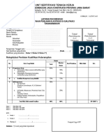 Form 1b (Cover) - Formulir Pengajuan SKTK LPJK Jabar