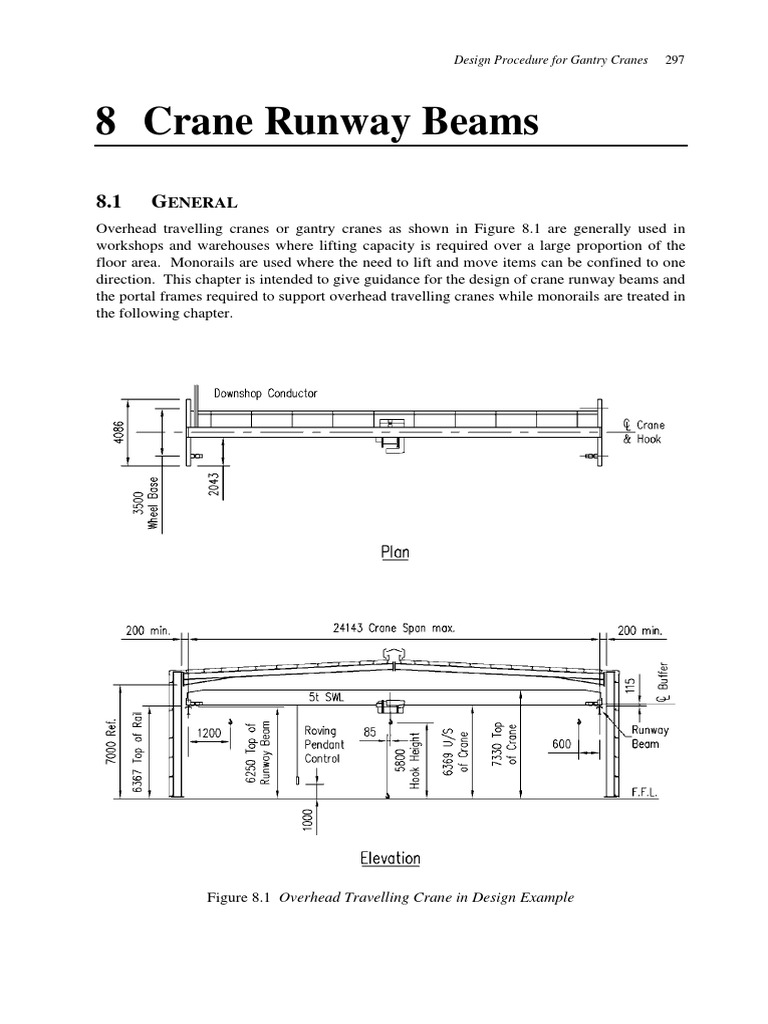 Cranerunwaybeams 4ed bk180 PDF | PDF | Beam (Structure) | Crane (Machine)