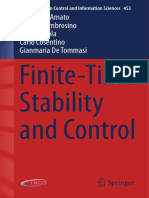Finite Time Stability and Control