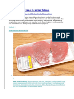 How To Memarinasi Daging Steak