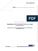 SNI 28000-2009 Spesifikasi Sistem Manajemen Keamanan Pada Rantai Pasokan