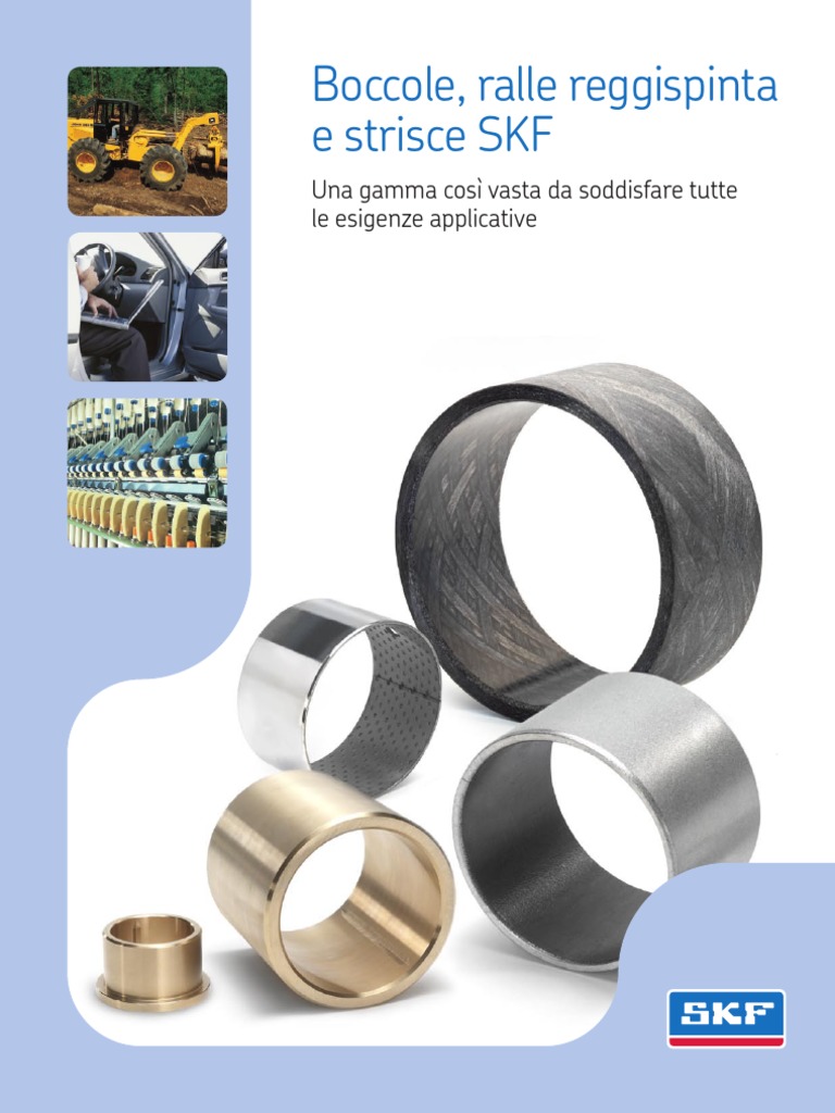 SKF Bushings Thrust Washers and Strips (p.37, PCMW102001 - 5E, Washer) PDF  | PDF
