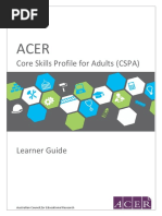 CSPA Learner Guide February 2016