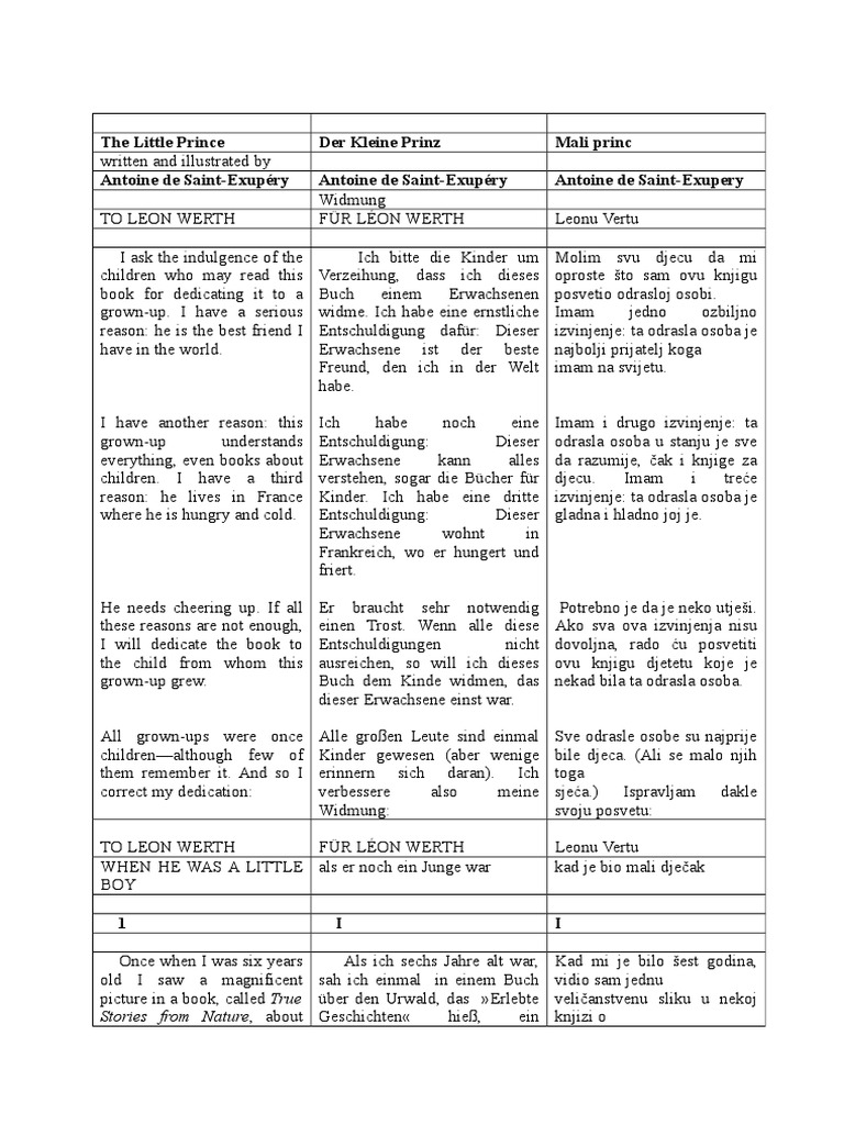Der Kleine Prinz | PDF