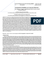 Performance and Evaluation of Rubber As Concrete Material