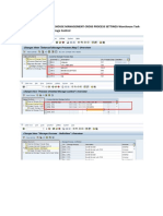 Configuration Steps: Spro-Img-Extended Warehouse Management-Cross Process Settings-Warehouse Task-Define Process-Oriented Storage Control