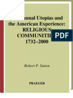 Sutton, 2003 - Communal Utopia and The American Experie