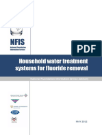 Domestic h20 Fluoride Removal